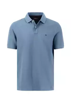 Рубашка-поло FYNCH-HATTON с тисненым логотипом на груди, цвет Cloud Blue