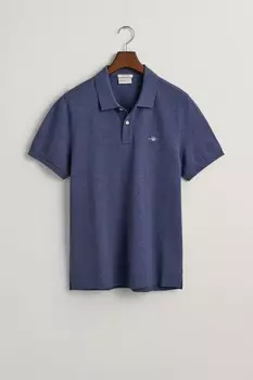 Рубашка-поло Gant Shield из пике GANT, синий