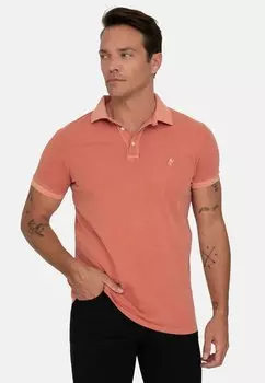 Рубашка-поло Garment Dye Short Sleeve Jacey Quinn, цвет terra cotta