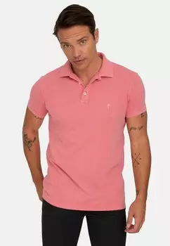 Рубашка-поло GARMENT DYE SHORT SLEEVE Jacey Quinn, цвет coral