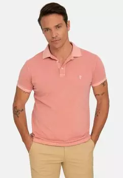 Рубашка-поло GARMENT DYE SHORT SLEEVE Jacey Quinn, цвет rose