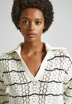 рубашка поло Gemma Pepe Jeans, цвет Mleczny