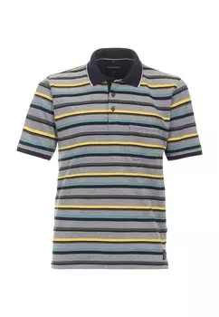 Рубашка-поло GESTREIFT CASAMODA, цвет trkis