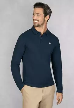 Рубашка-поло Giesswein, океанский синий