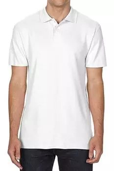 Рубашка-поло Gildan SoftStyle, белый