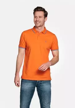 Рубашка-поло GIORDANO, оранжевая