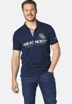 Рубашка поло GIZUR Jan Vanderstorm, синий