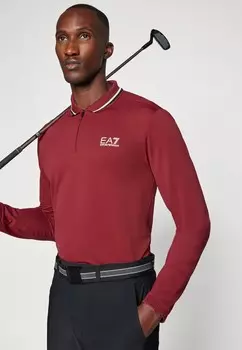 Рубашка поло GOLF PRO EA7 Emporio Armani, Бордо