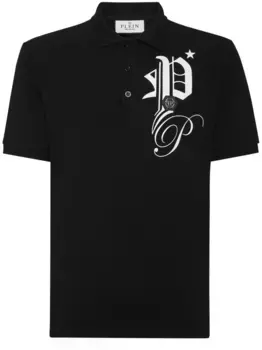 Рубашка поло Gothic Plein Philipp Plein, черный