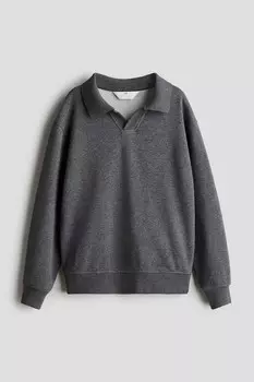 Рубашка поло H&M, серый