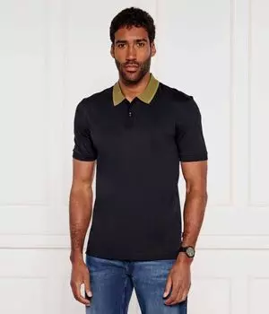 Рубашка поло h-phillipson Slim fit Boss, черный