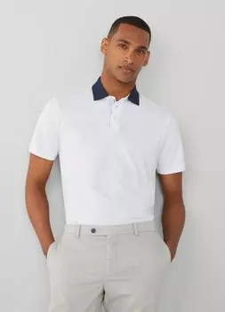 Рубашка поло Hackett London, белый