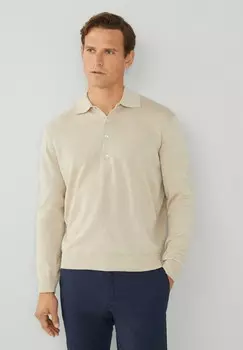 Рубашка поло Hackett London, бежевый