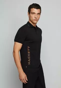 Рубашка поло Hackett London, черный