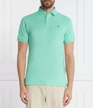 Рубашка поло Hackett London, голубой