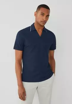 Рубашка поло Hackett London, синий