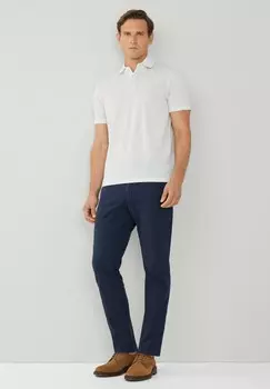 Рубашка поло Hackett London, светло-серый