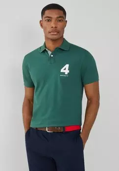 Рубашка поло Hackett London, зеленый