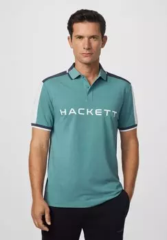 Рубашка поло Hackett London, зеленый