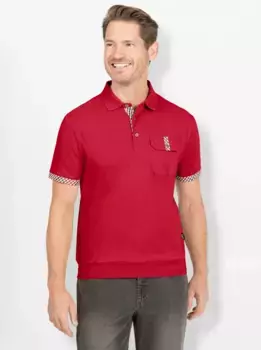 Рубашка-поло Hajo "рубашка-поло с короткими рукавами", цвет Kirsche