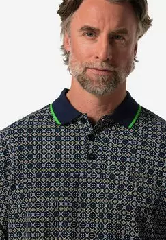 Рубашка поло HALBARM ALLOVER-MUSTER BOSTON PARK, темно-синий