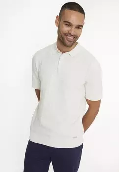 Рубашка поло HALLIWELL Threadbare, белый