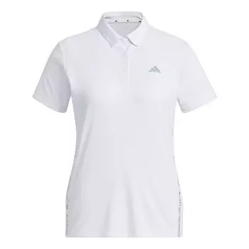 Рубашка поло heat.rdy polo shirt 'white' Adidas, белый