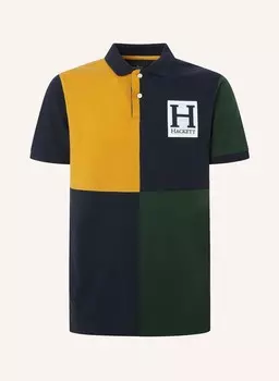 Рубашка-Поло Heritage h Quad Polo Hackett London, синий