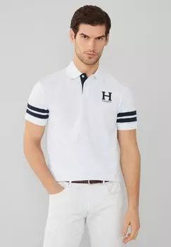 Рубашка поло HERITAGE Hackett London, белый