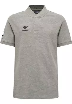 Рубашка-поло HMLMOVE GRID Hummel, цвет grey melange