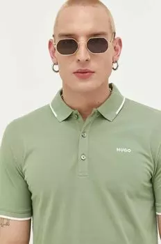 Рубашка поло Hugo, зеленый