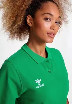 Рубашка поло Hummel, неоновый зеленый