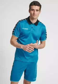 Рубашка поло Hummel, светло-синий