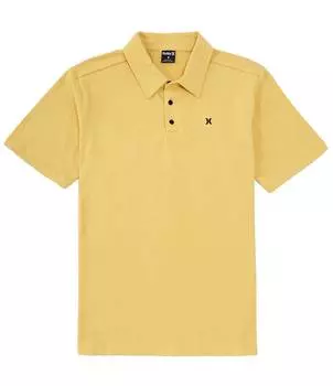 Рубашка поло Hurley с короткими рукавами H2O-Dri Ace Slub, золотой