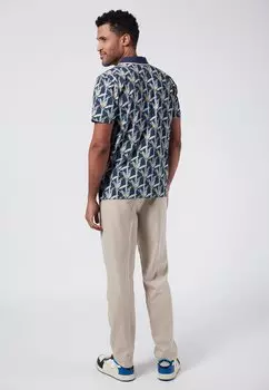 Рубашка поло I WORK FOR A LIVIN' WITH PLANT 4funkyflavours, мультиколор