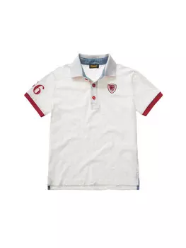 Рубашка polo in cotone bambino Blauer, белый
