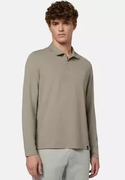 Рубашка поло IN PERFORMANCE Boggi Milano, серо-коричневый