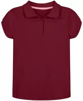 Рубашка поло интерлок с короткими рукавами и униформой для маленьких девочек Nautica
