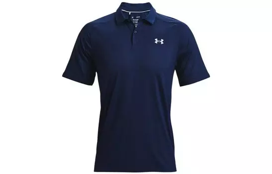 Рубашка поло Iso-Chill мужская темно-синяя Under Armour, темно-синий