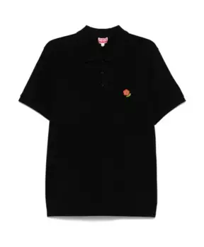 Рубашка-Поло It с вышитым логотипом Kenzo, черный