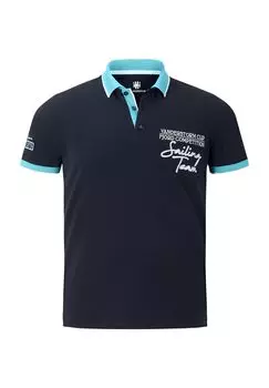 Рубашка-поло IWAR JAN VANDERSTORM, темно-синий