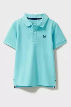 Рубашка поло из 100% хлопка Crew Clothing Company, синий