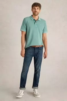 Рубашка поло из 100% хлопка White Stuff, синий