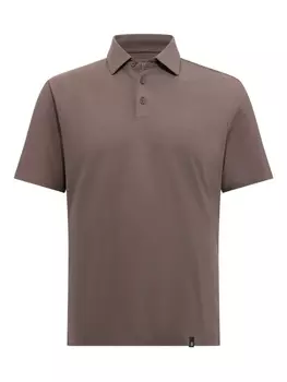 Рубашка поло из эластичного хлопка Supima Boggi Milano, нейтральный