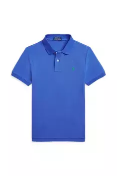 Рубашка-поло из детской шерсти Polo Ralph Lauren, синий