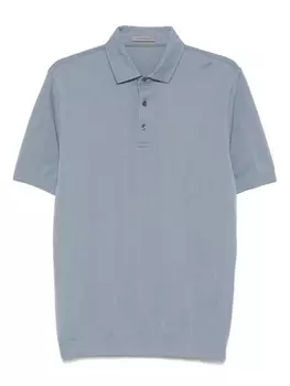 Рубашка-поло из джерси Corneliani, синий