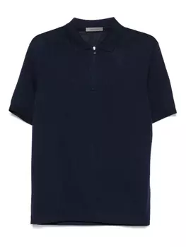 Рубашка-поло из джерси Corneliani, синий