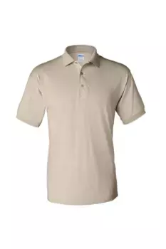 Рубашка поло из джерси DryBlend для взрослых с короткими рукавами Gildan, коричневый