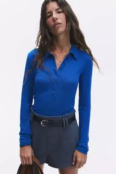 Рубашка-Поло из джерси H&M, синий