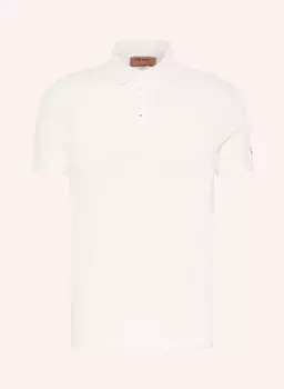 Рубашка-поло из джерси mmgpaul с льном Mos Mosh Gallery, экрю